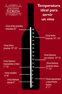 ¿Cuál es la temperatura ideal para servir un vino?